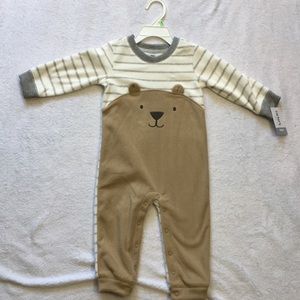 NWT Carter’s fleece one piece (18 months)